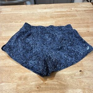 Asics Women's Running Shorts (Size M) Navy Blue, Training Shorts E5